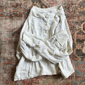 Universal Thread Cream Henley Top